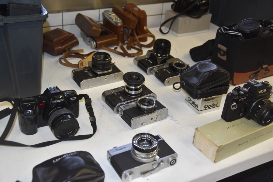 Vintage foto en filmcamera's