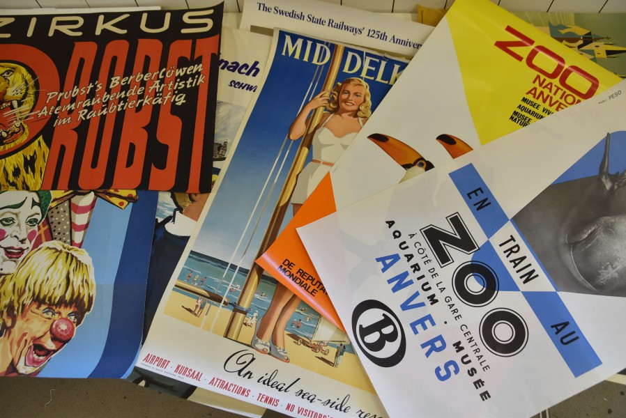 Veel vintage affiches!